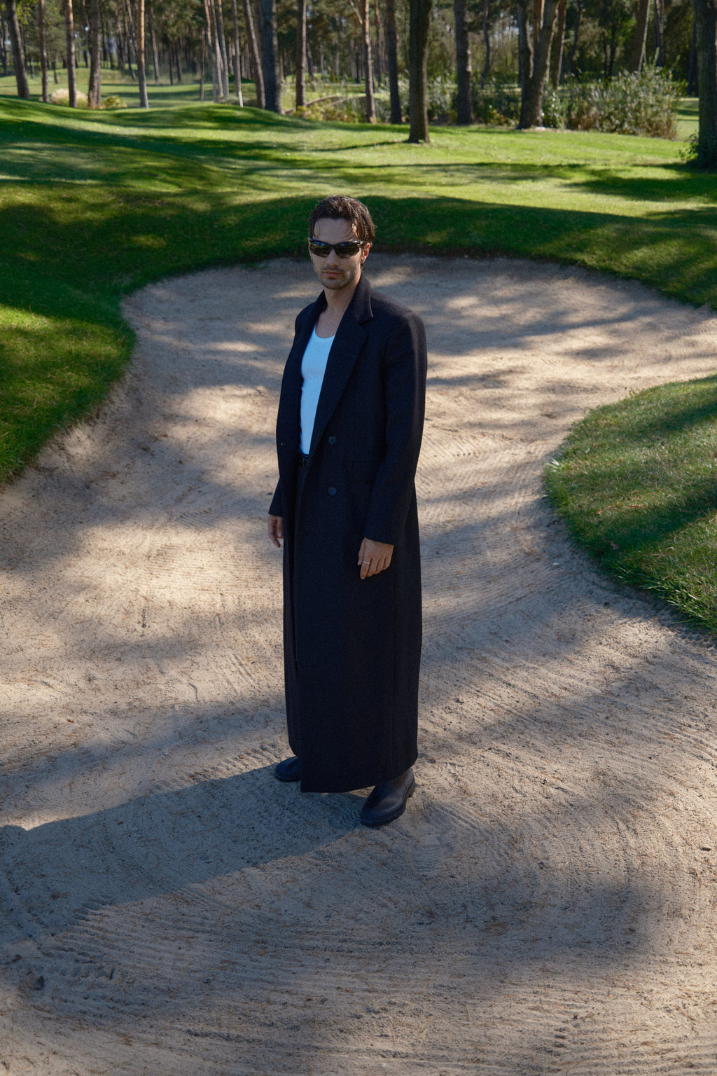 Long Recycled Wool Coat