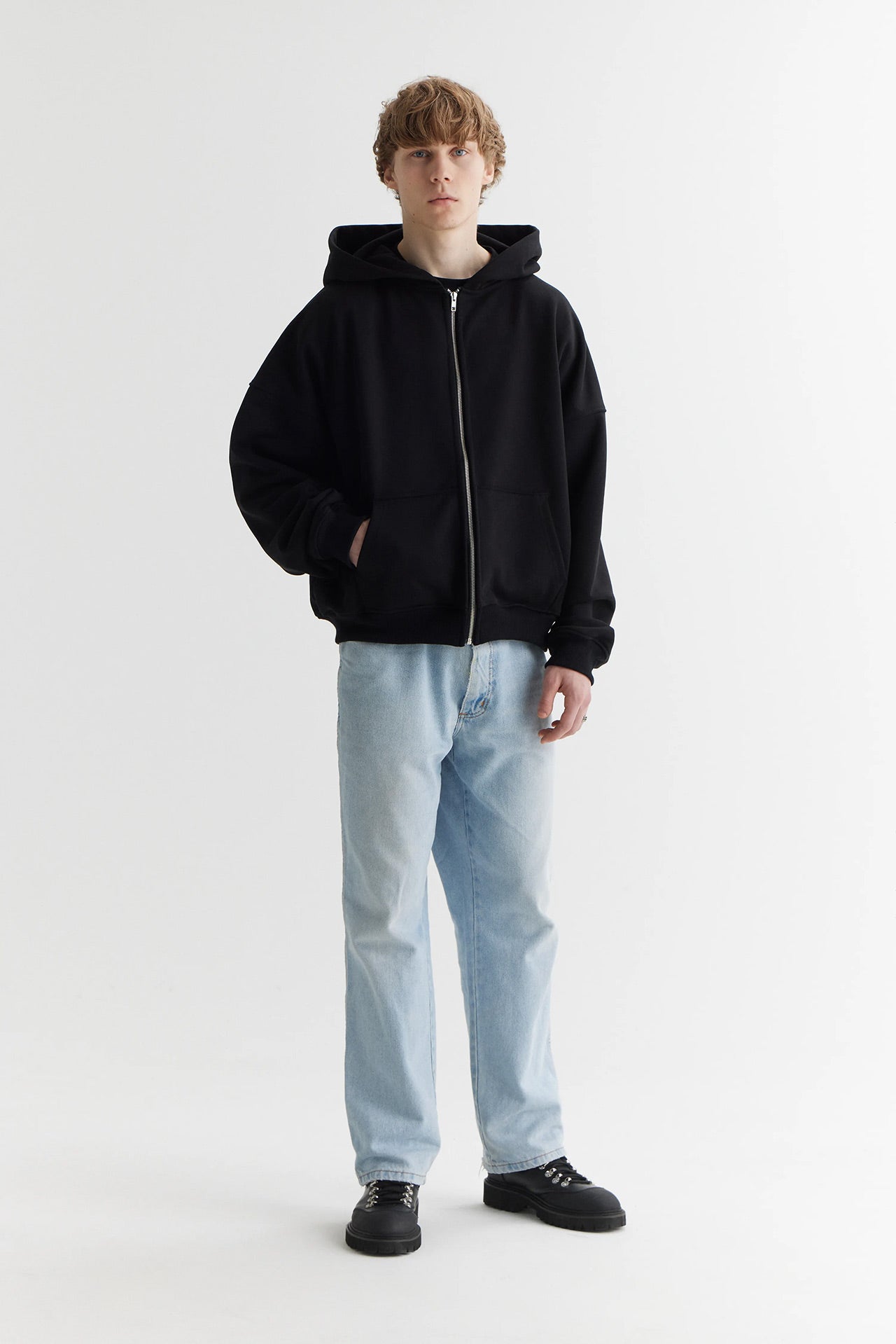 500g Zip Hoodie