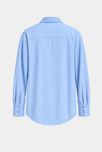 Contrast Collar Oversized Shirt