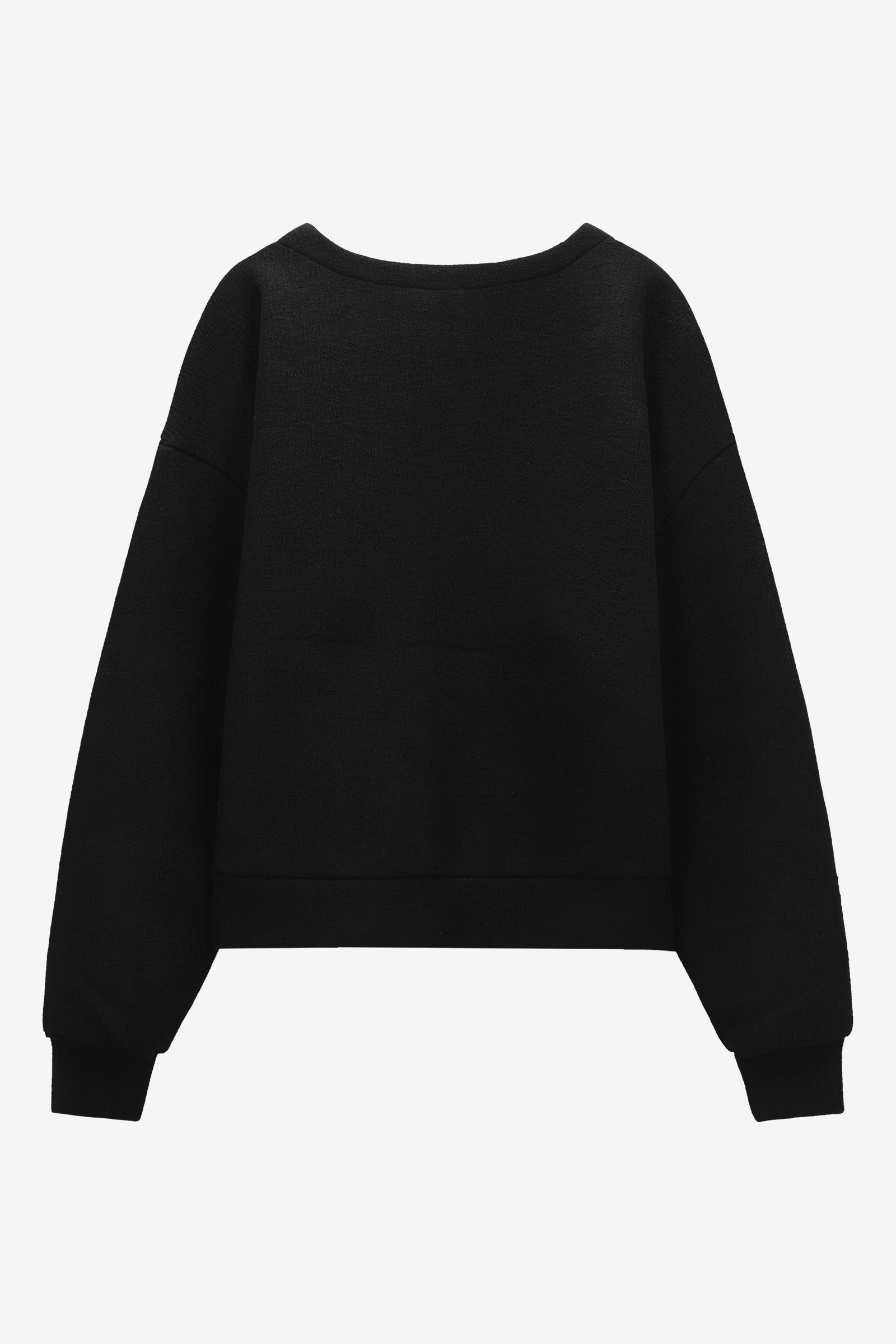 Foam Cardigan Black