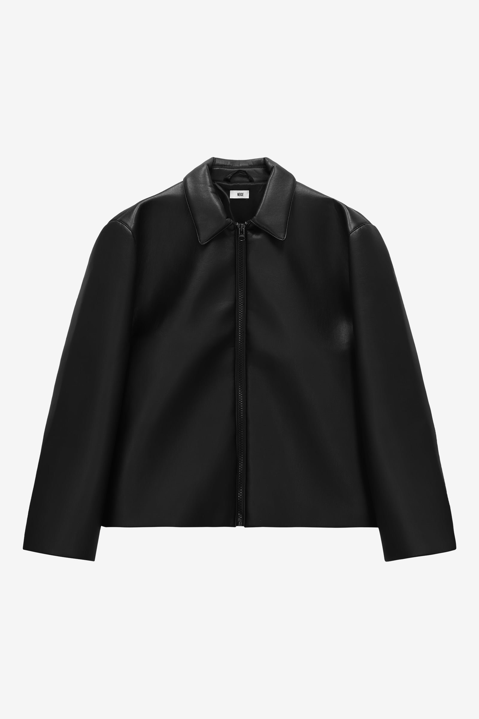 Foam Vegan Leather Jacket