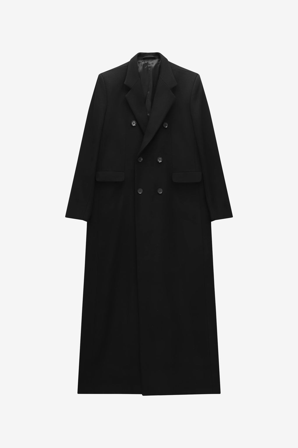 Long Recycled Wool Coat