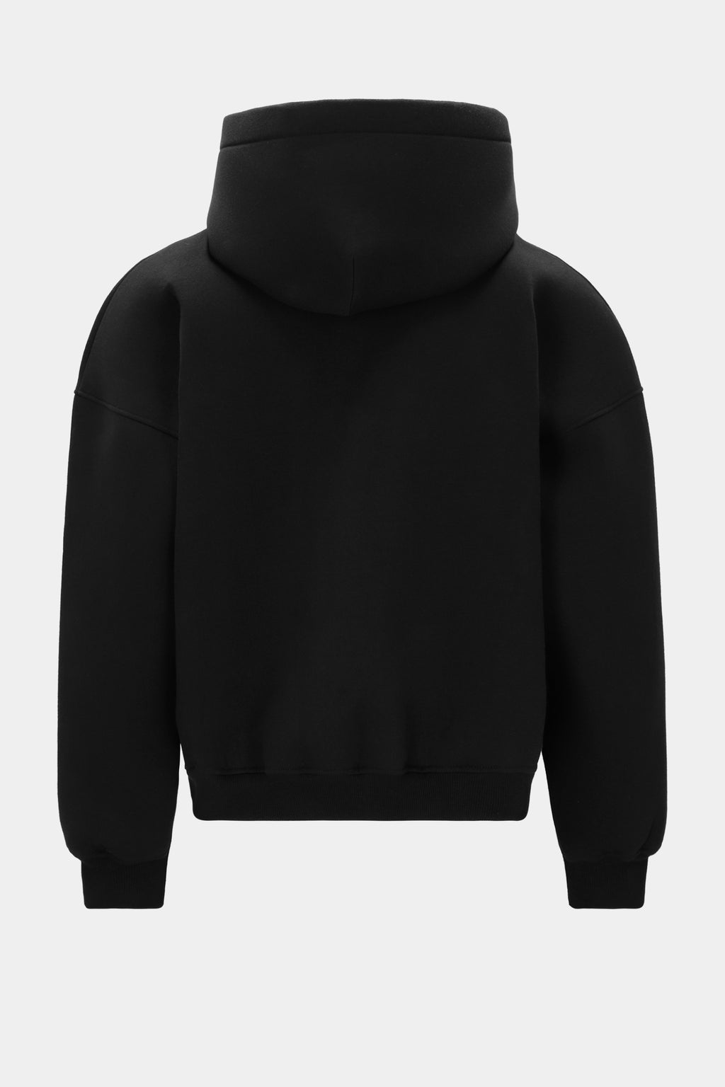 Foam Zip Hoodie Black