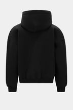 Foam Zip Hoodie Black