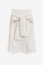 Tied Shirt Skirt