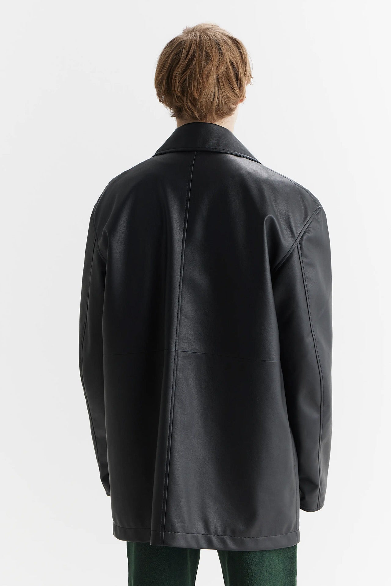 Dad Coat – Vegan Leather
