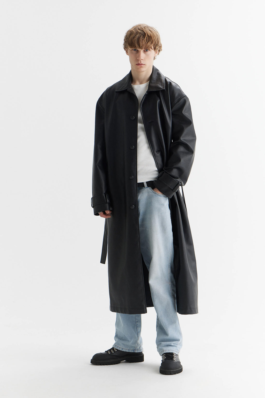 His/Her Coat- Vegan Leather
