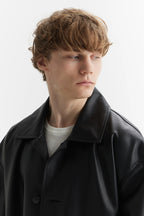 His/Her Coat- Vegan Leather