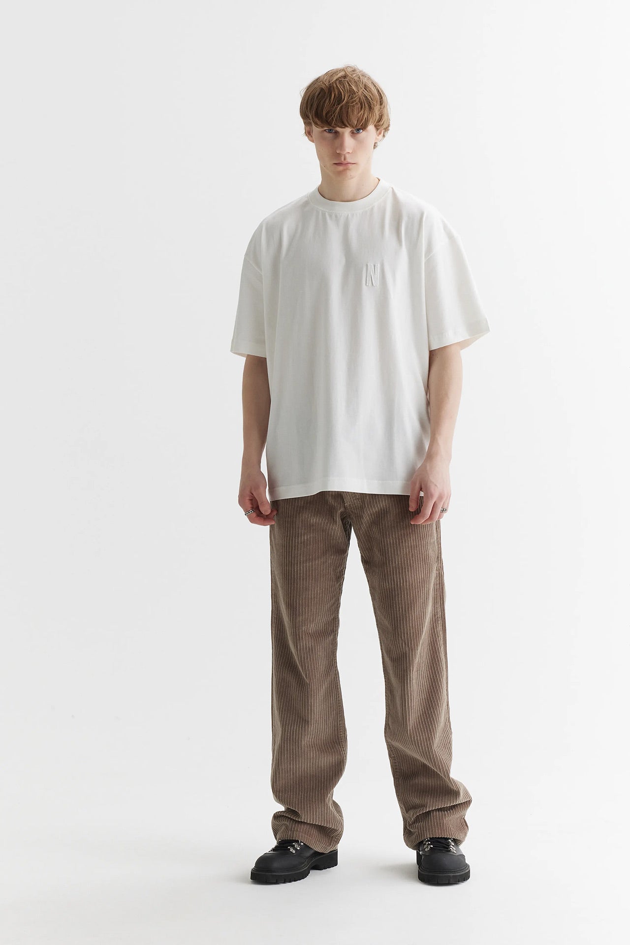 N T-Shirt Off Cream