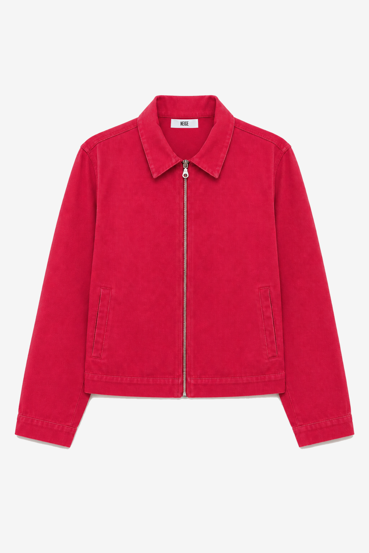 Washed Cropped Jacket