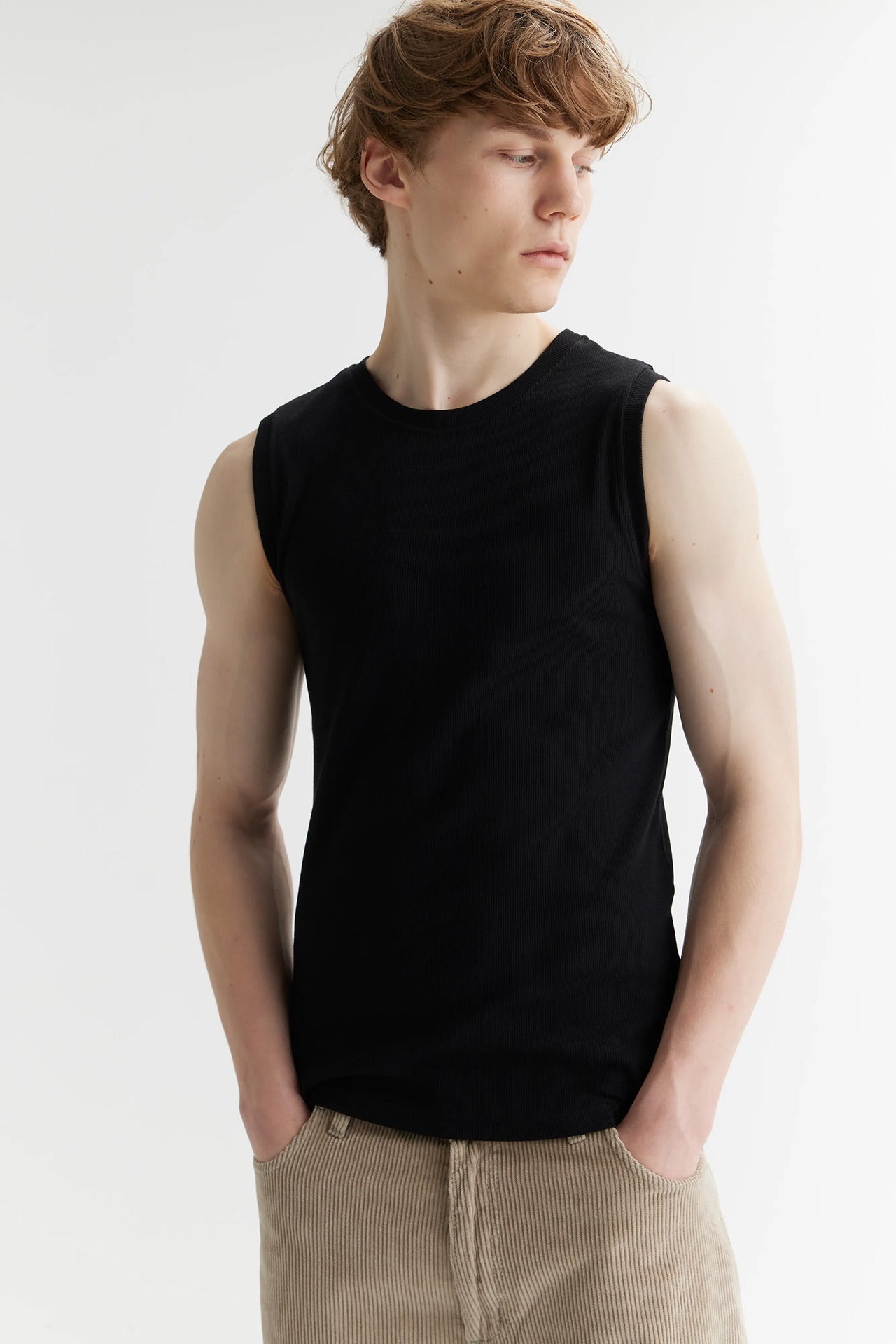 Rib Top Black