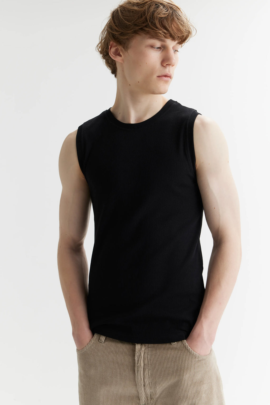 Rib Top Black