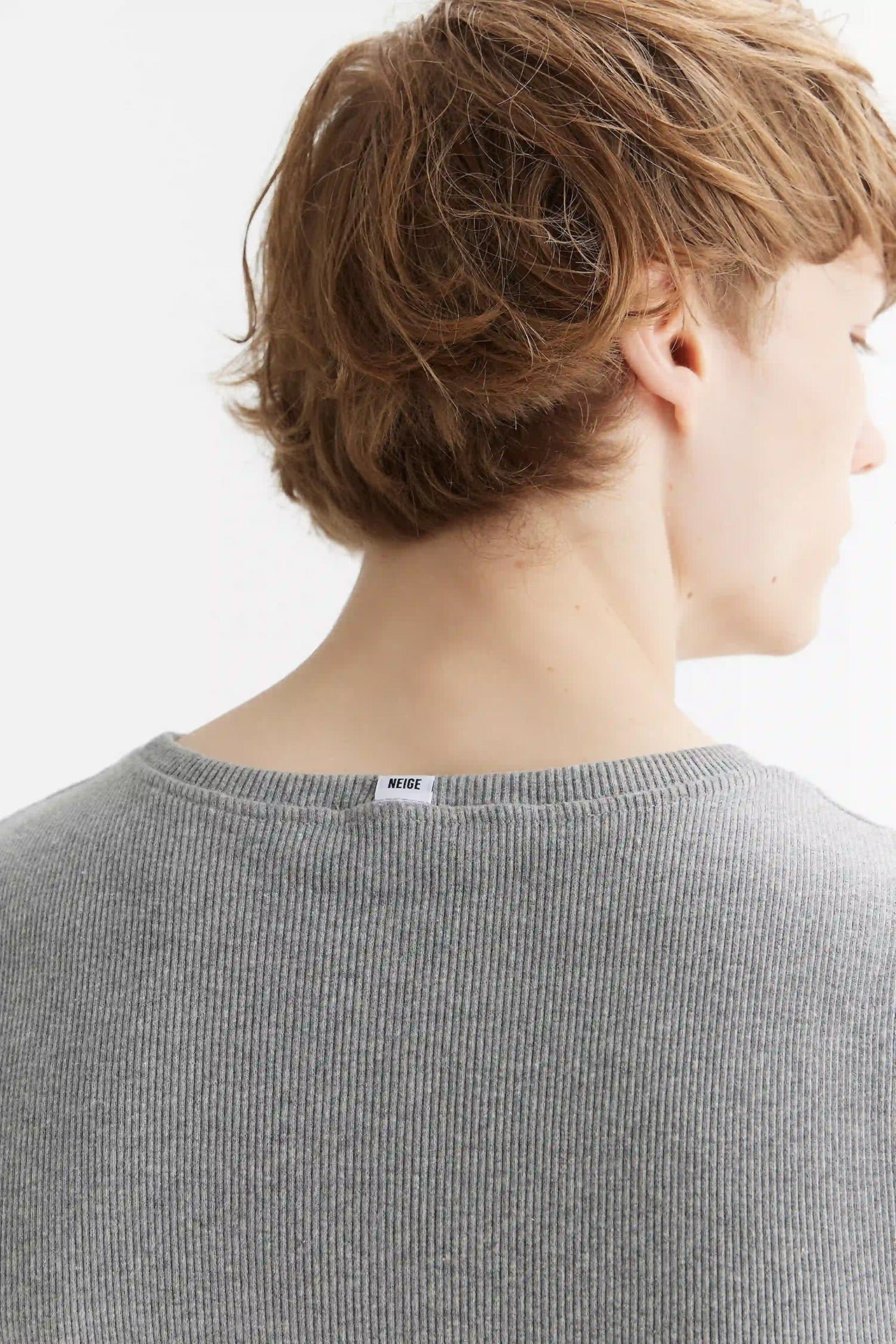 Rib Top Grey