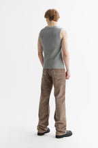 Rib Top Grey