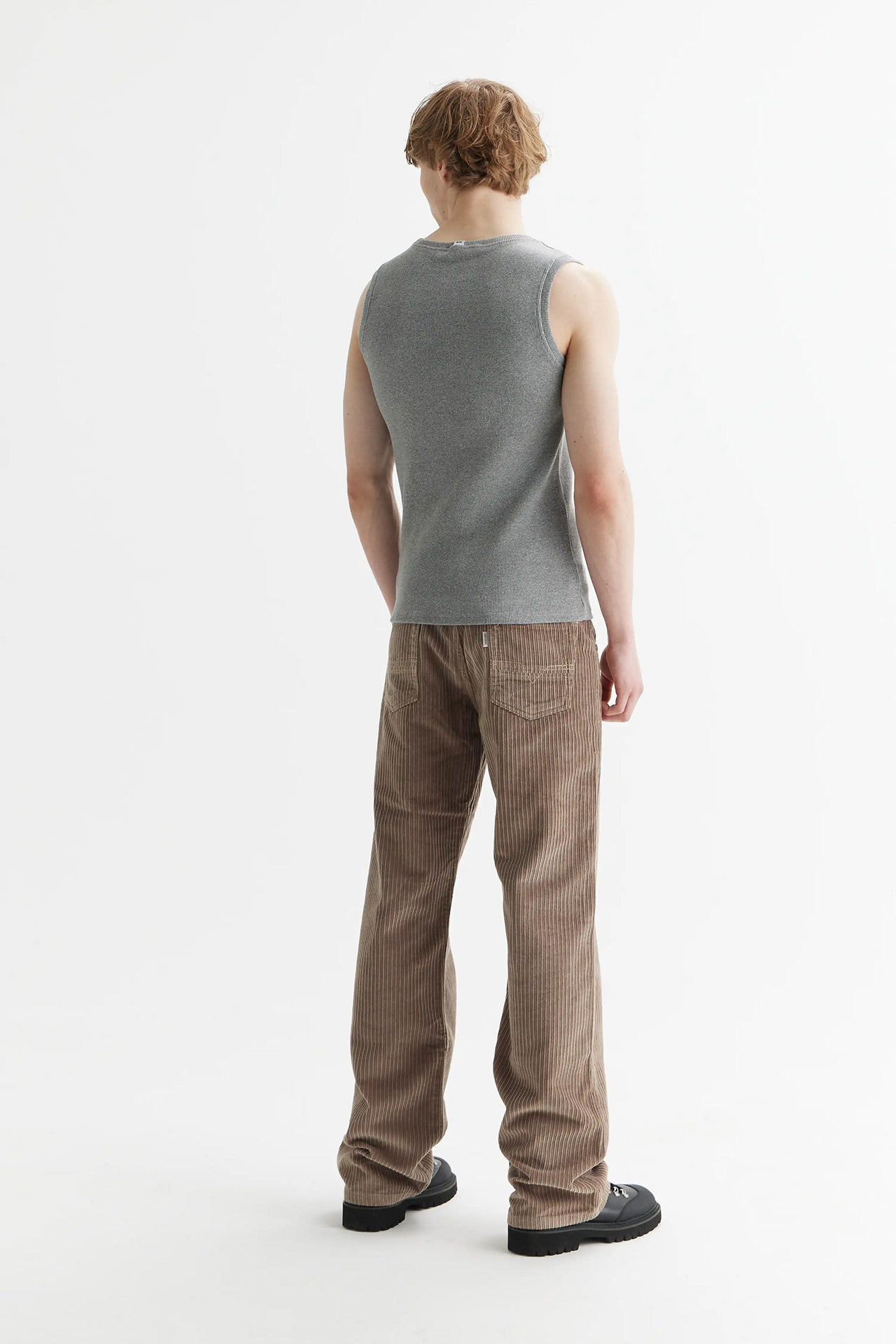 Rib Top Grey