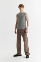 Rib Top Grey