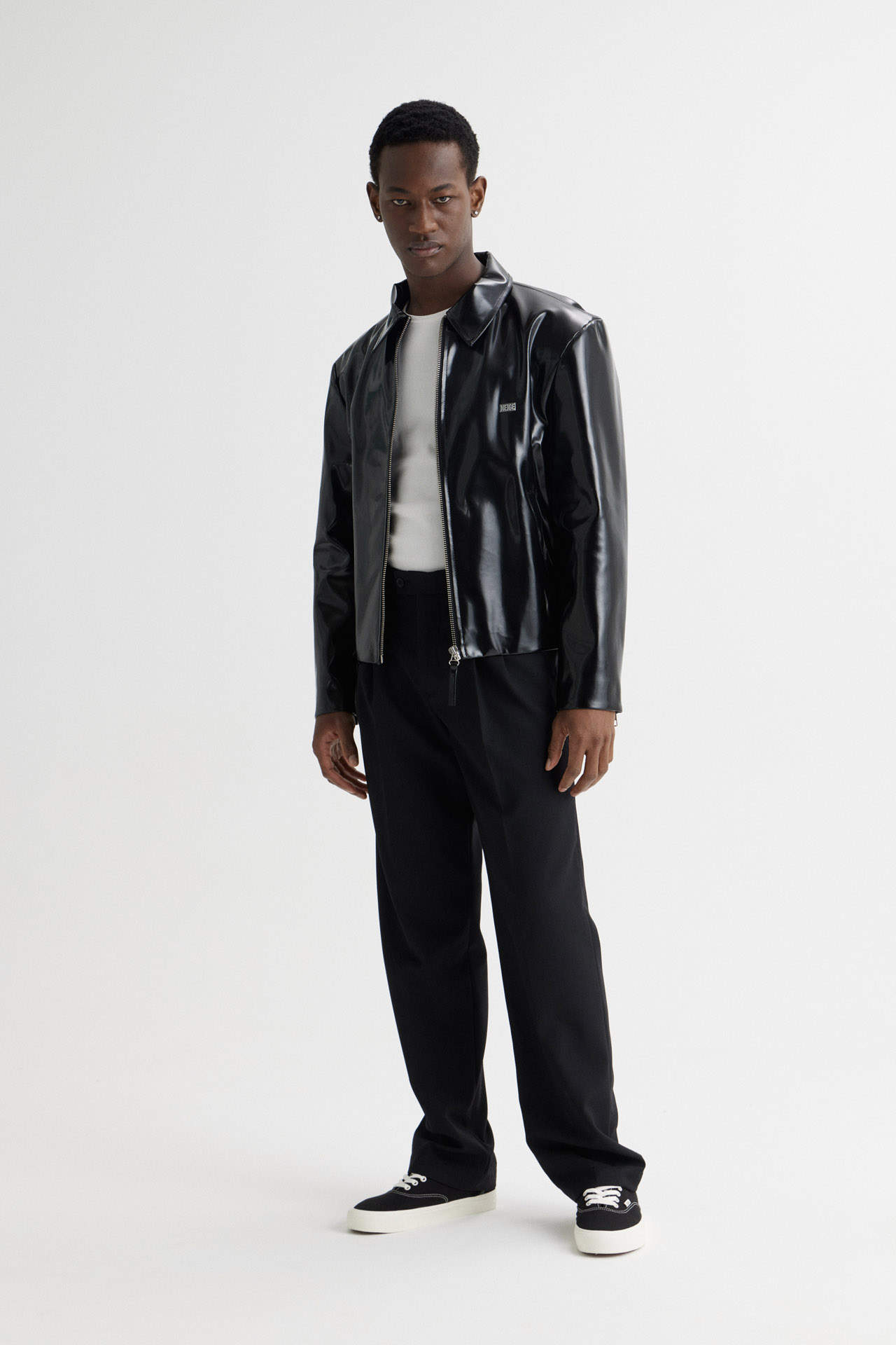 Vinyl Coach Jacket