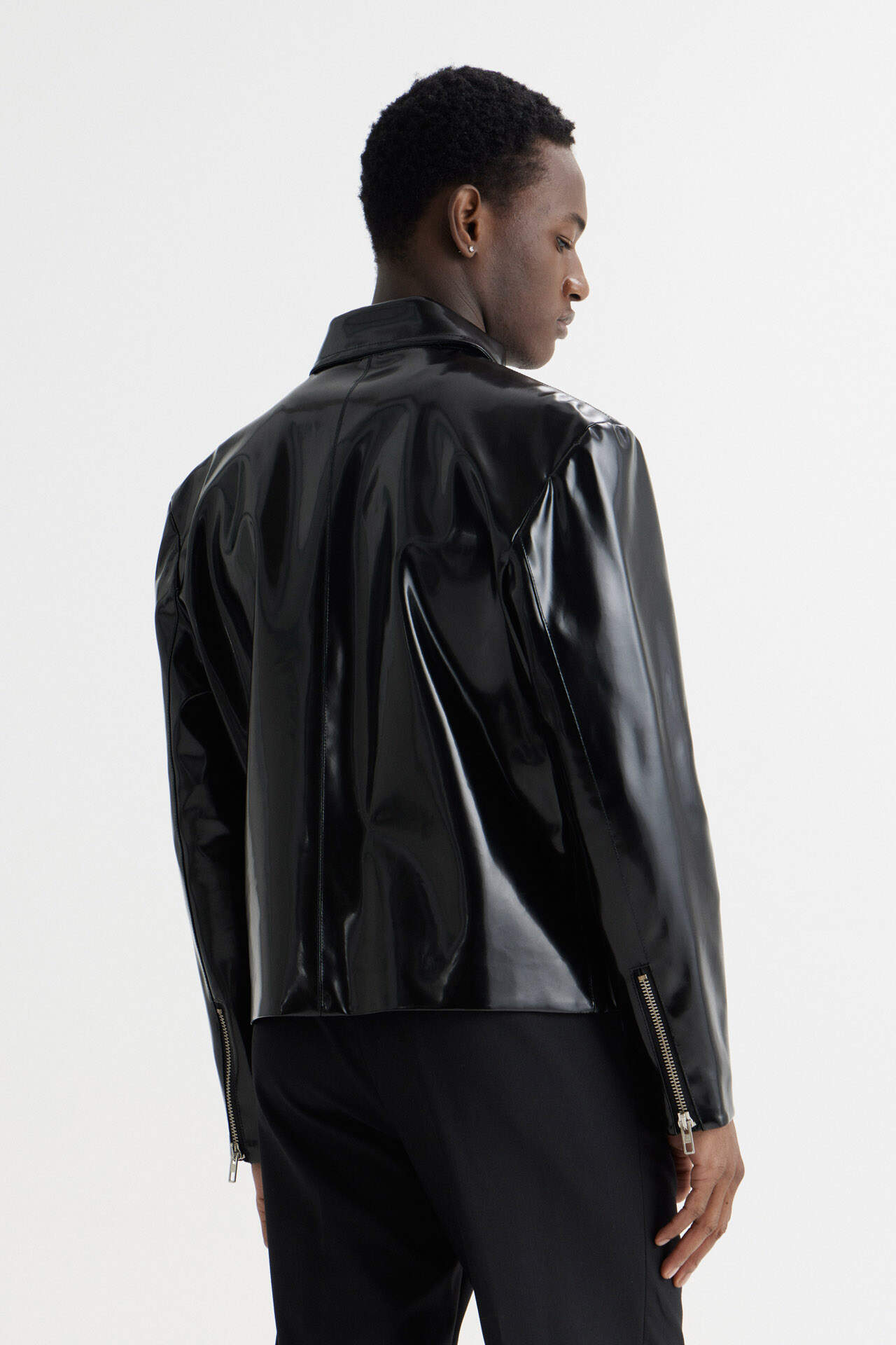Vinyl Coach Jacket