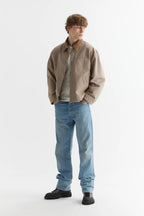 Washed Work Jacket Beige