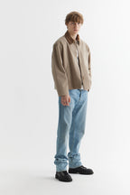Washed Work Jacket Beige