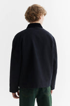 Washed Work Jacket Black