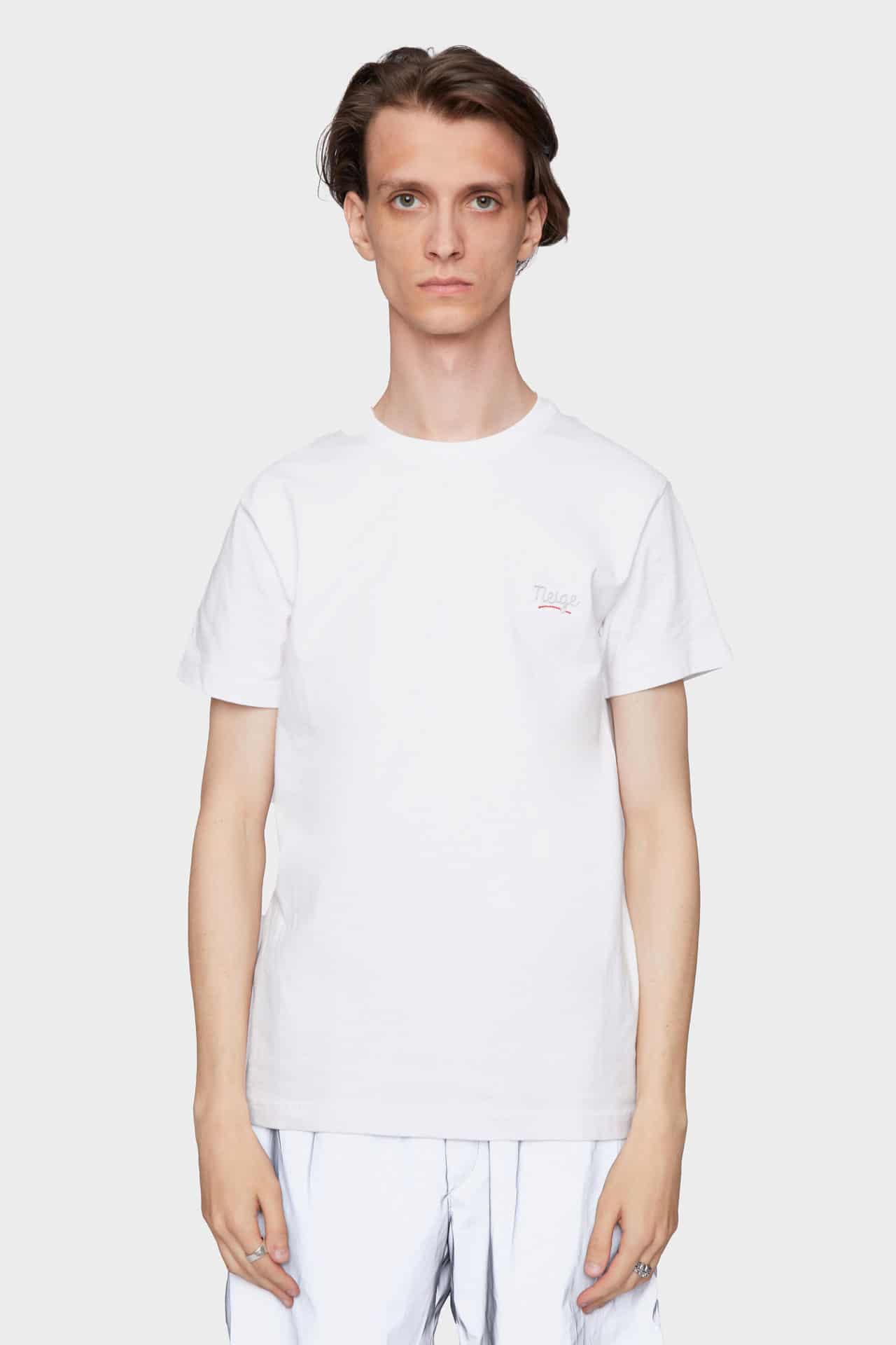 Basic t-shirt white Neige
