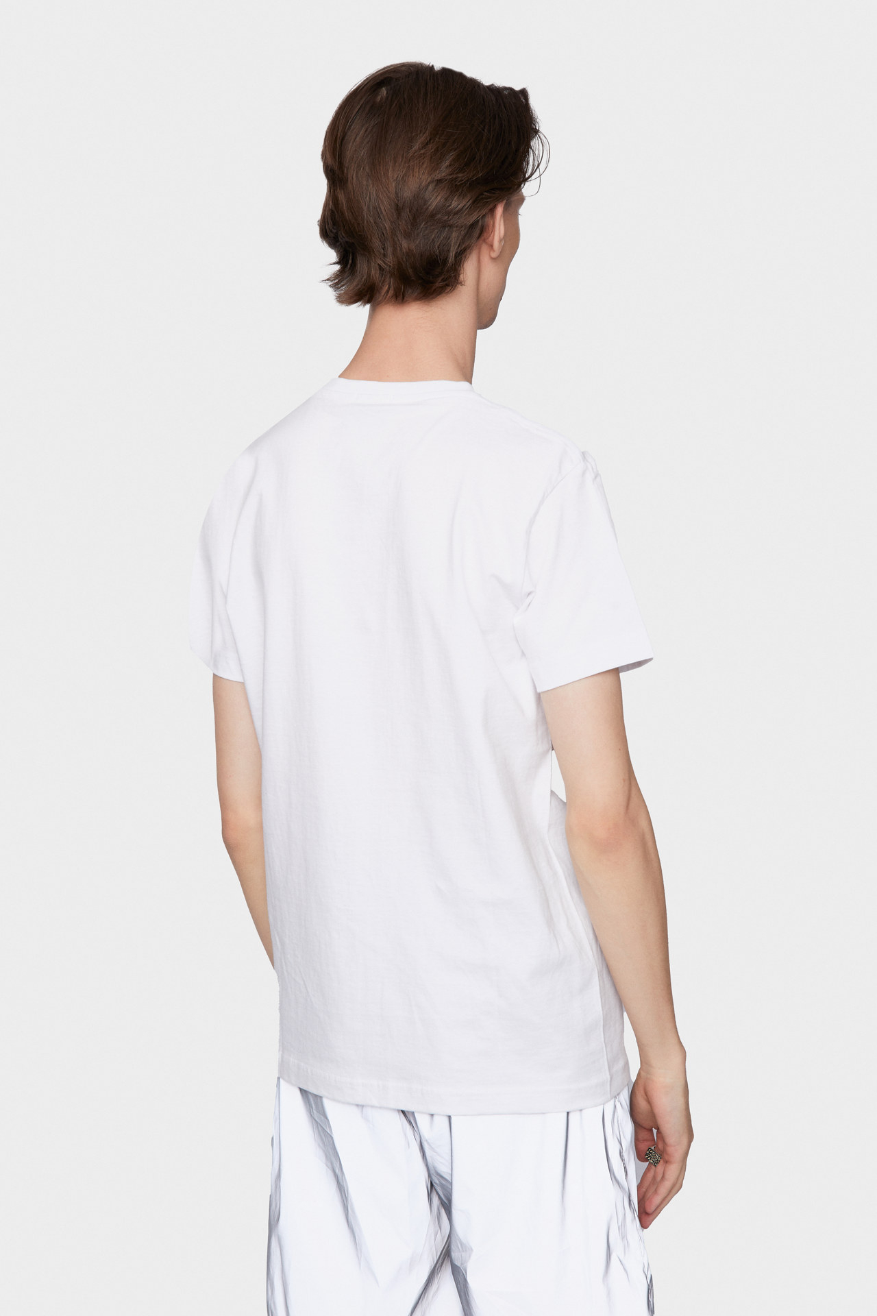 Basic T-shirt White Back Neige