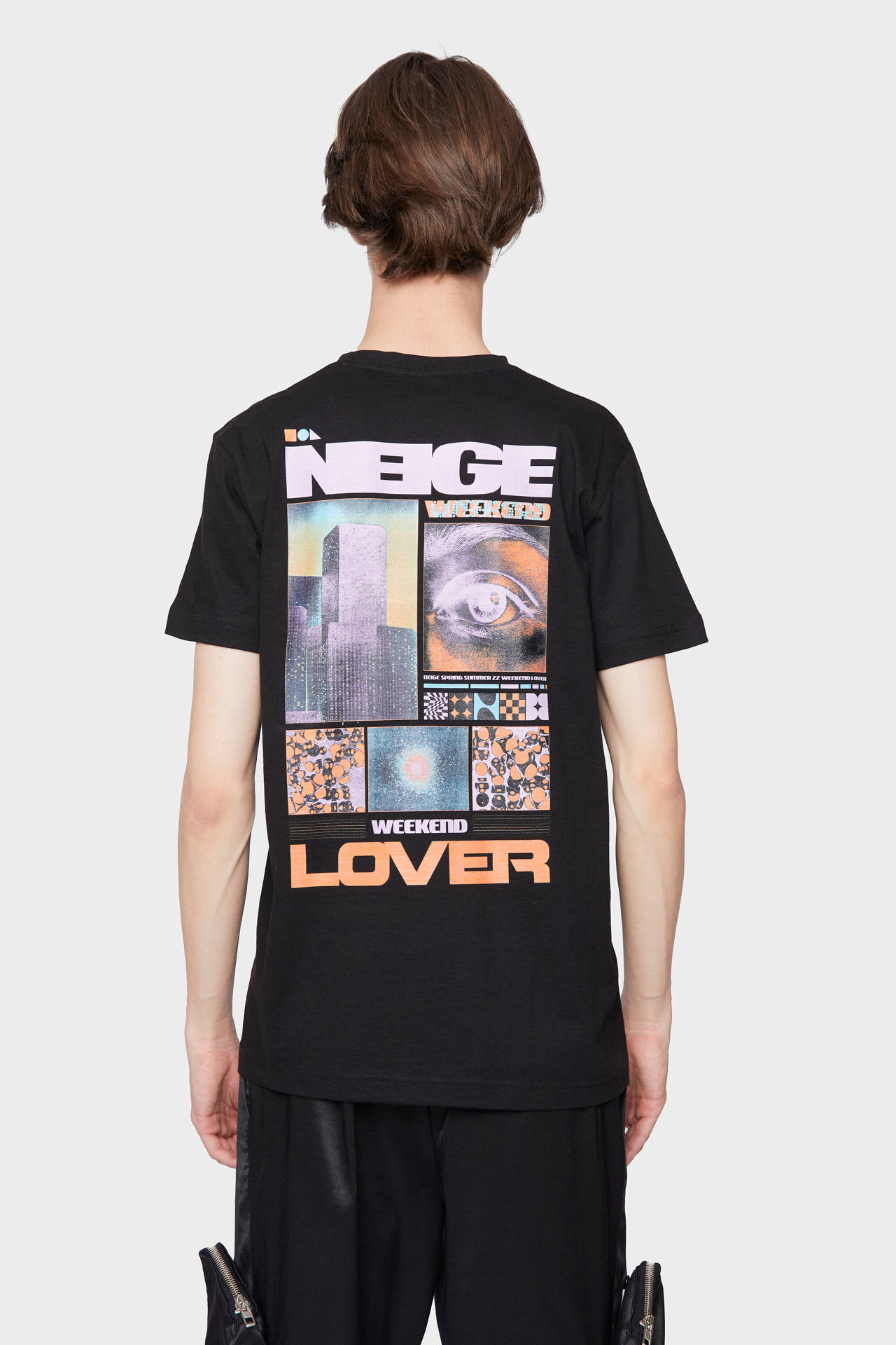 Weekend Lover T-shirt Black Neige Spring / Summer 22